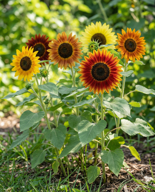 Girasole ornamentale Multicolor Mix (Helianthus annuus) – semi di fiori annuali da SeedsChoice