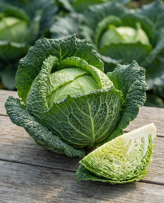 Cavolo verza Vertus 3 (Brassica oleracea) – semi di ortaggi annuali da SeedsChoice
