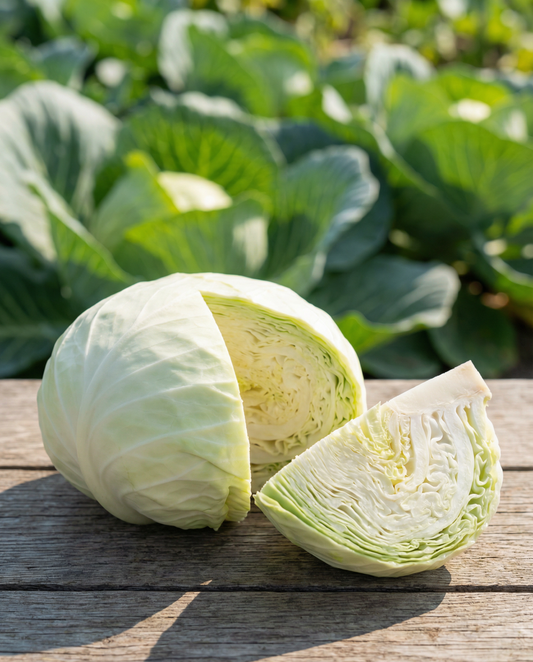 Cavolo cappuccio bianco piatto Spring Salute F1 ibrido (Brassica oleracea) – semi di ortaggi annuali da SeedsChoice