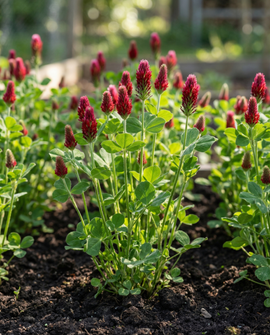 Semi di trifoglio incarnato Trifolium incarnatum concime verde annuale 200g